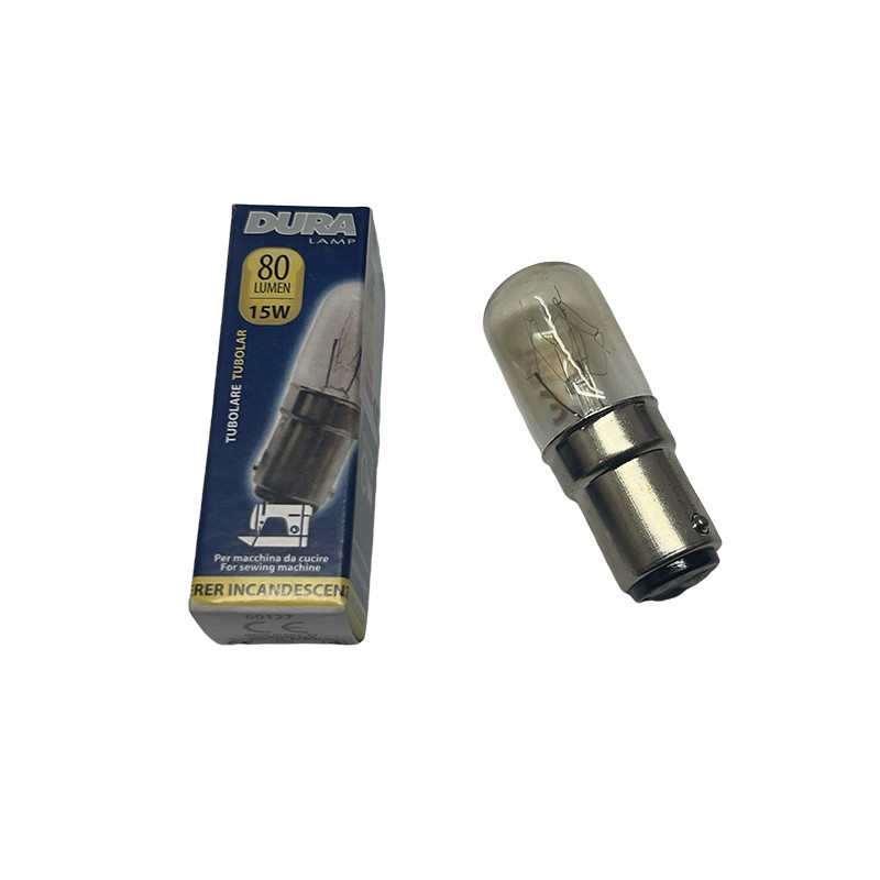 LAMPADINA MACCHINA DA CUCIRE 15W A BAIONETTA — immagine 1