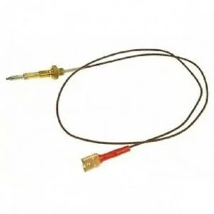 TERMOCOPPIA FILETTATA  90CM  &Oslash; 6  H.36 FILO  ATTACCO FASTON - PER T/CORONA