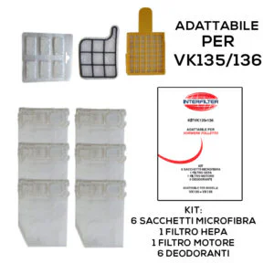 SACCHETTI STOFFA SET FARFALLA VK135/6 ADATTABILE
