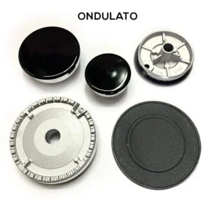 BRUCIATORE + CAPPELLOTTO KIT 4 PZ (411453+412453) ONDULATO