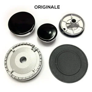 BRUCIATORE + CAPPELLOTTO KIT 4 PZ (411453+412453) ORIGINALE