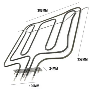RESISTENZA FORNO DOPPIA 1000+1700W 390X370