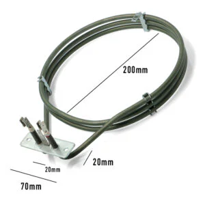 RESITENZA CIRCOLARE FORNO VENTILATO 2000W D.200MM