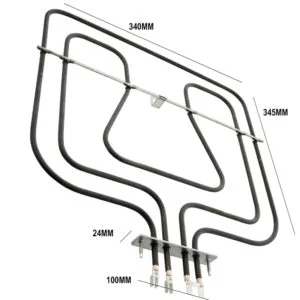 RESISTENZA FORNO SUPERIORE 800+1650W  345X340