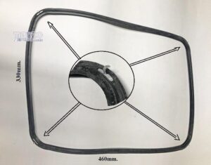 GUARNIZIONE PORTA FORNO 460X330 SZ.B ORIGINALE