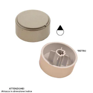 MANOPOLA Ø 6MM. B+M+2 MM. ESTERNO Ø 37 ADATTABILE