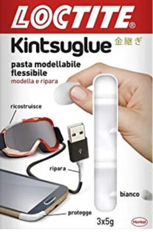 ADESIVO FLESSIBILE MODELLA E RIPARA BIANCO